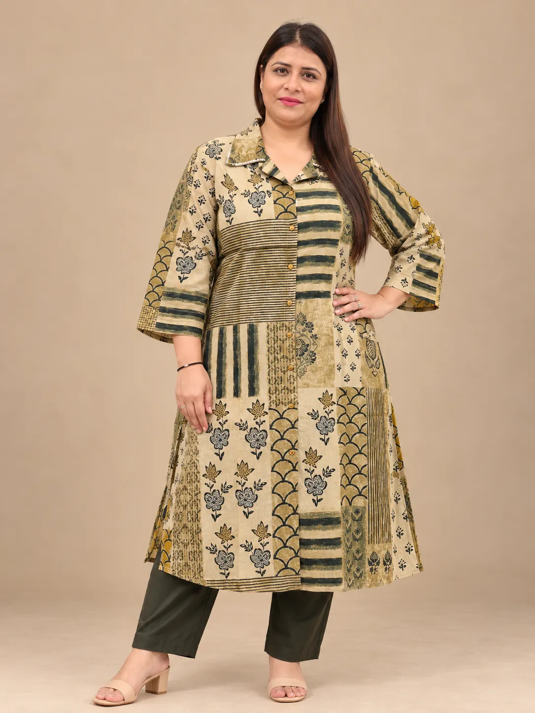 Women's Pure Crepe Fabric Stylish Shirt
