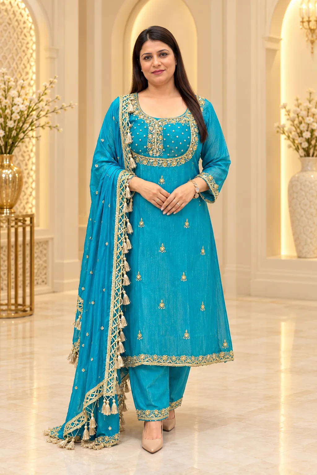 Pure Crush Fabric Ethnic Wear