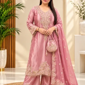 Elegant Silk Tissue Pheran