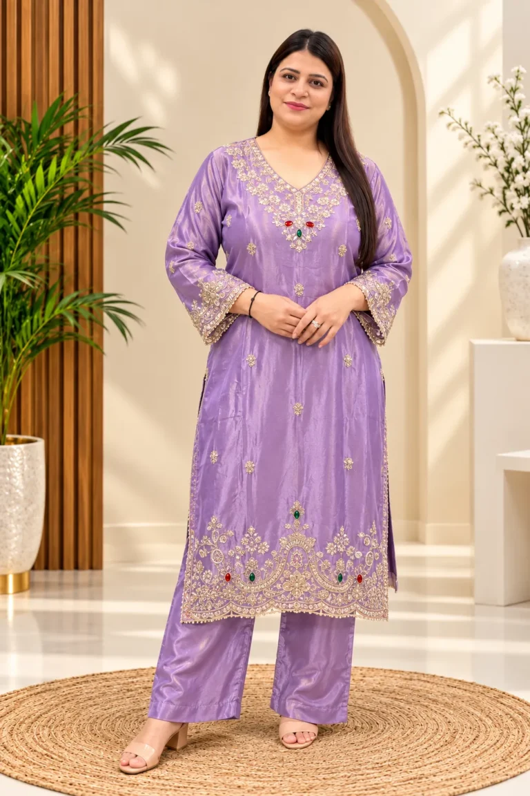 Elegant Tissue Shimmer Pheran