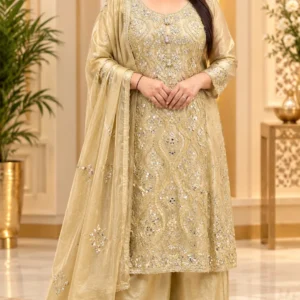 Tissue Silk 3-Piece Ethnic Suit