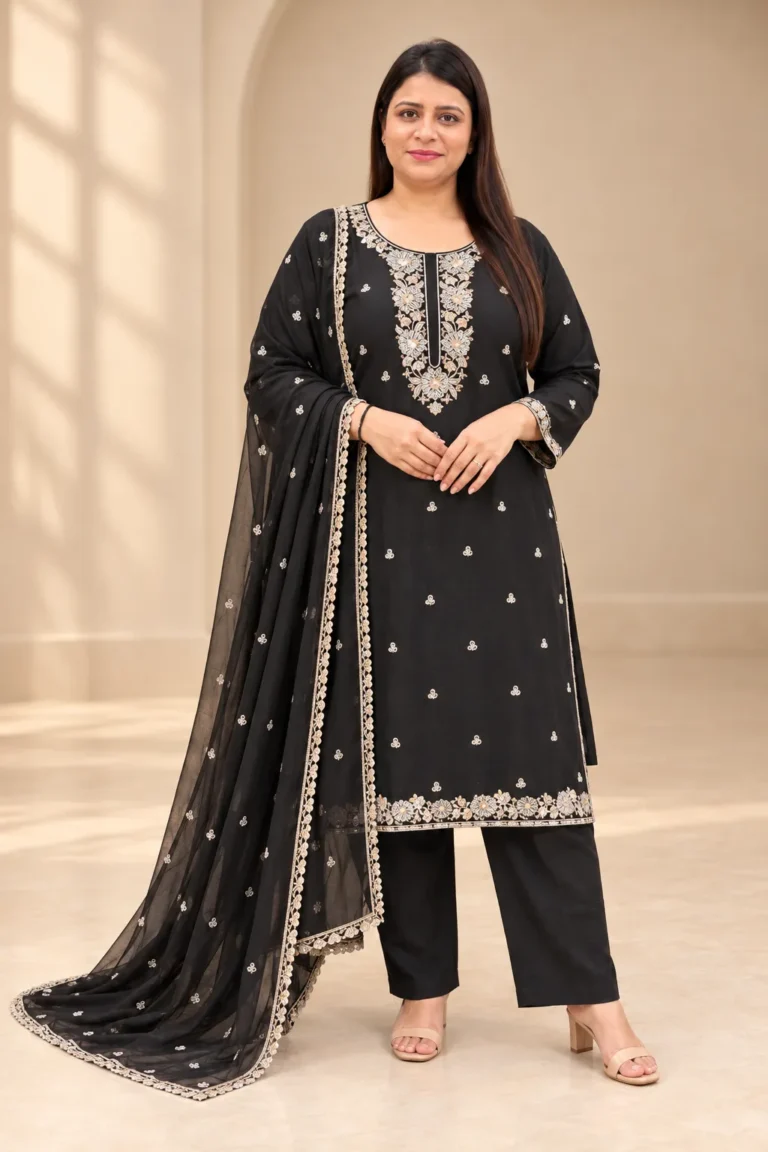 Vatican Silk Handwork Kurti