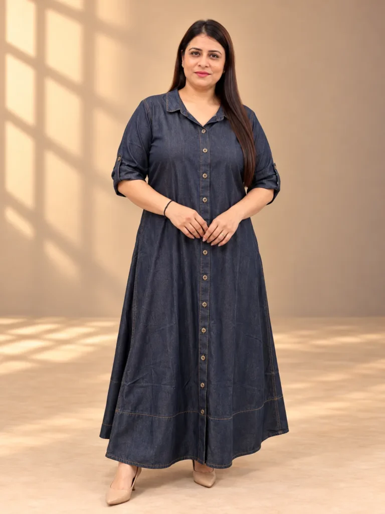 Womens Stylish Denim Dress